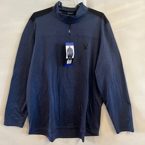 Spyder Active Men's Full Zip Jacket  Size L G Blue New with Tags